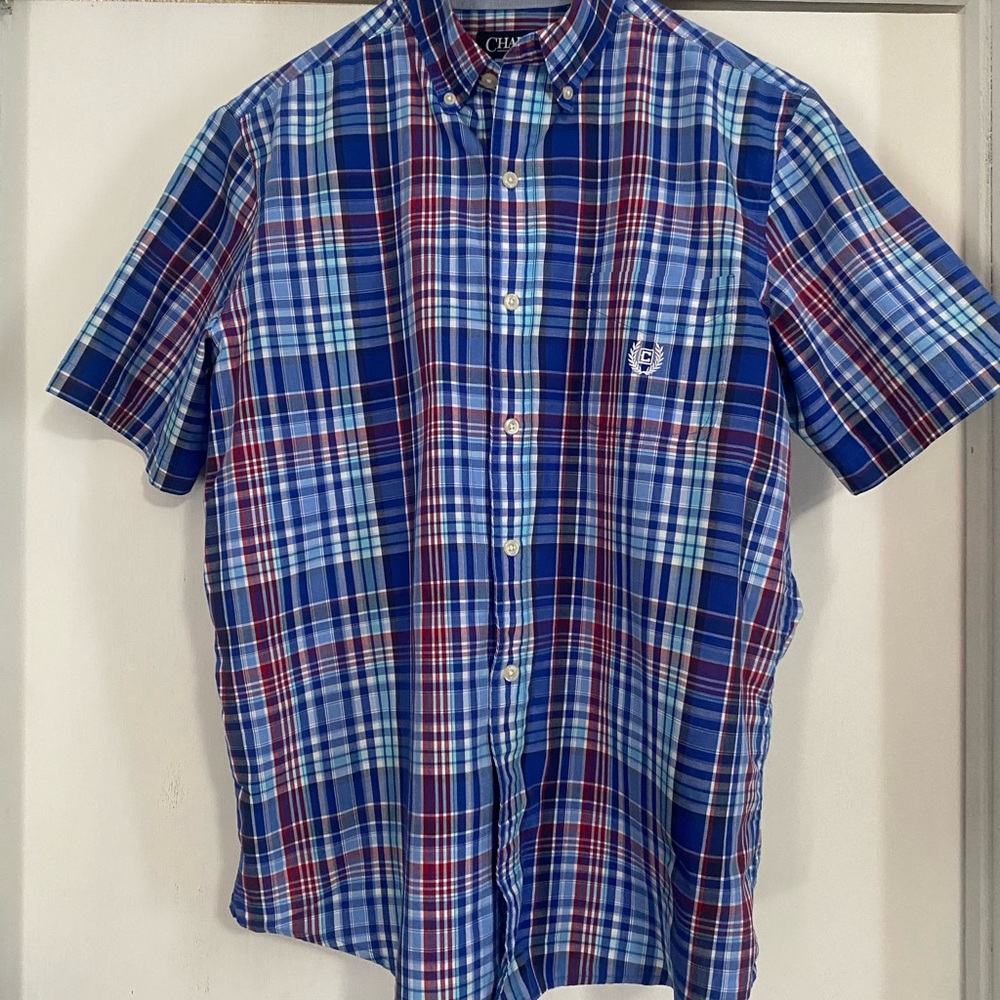 Chaps Men's Multicolor Plaid Button-Down Shirt